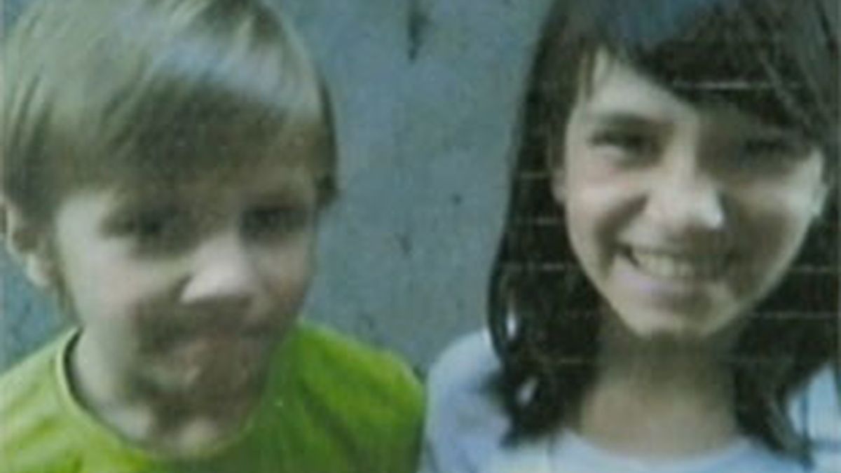 Florín y Andrea, los niños que aparecieron en un ppzo en Torrelaguna.