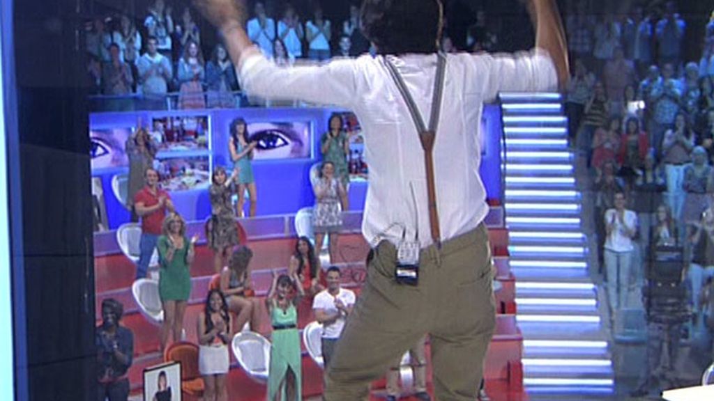 Dani salta, grita y acaba en el suelo tras saber que es finalista