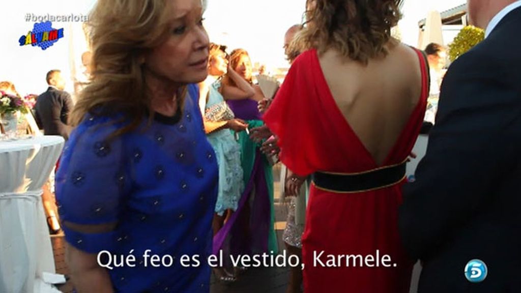 Colaboradores, directores, reporteros... El equipo, al completo en la boda de Carlota