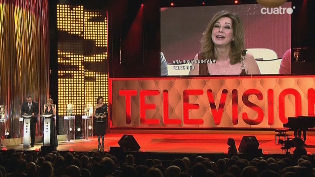 Ana Rosa Quintana recibe el Premio Ondas a Mejor Presentadora de Televisión