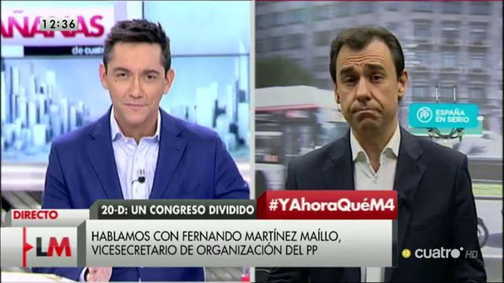 Martínez Maillo (PP): "Espero que el PSOE no pacte con Podemos”
