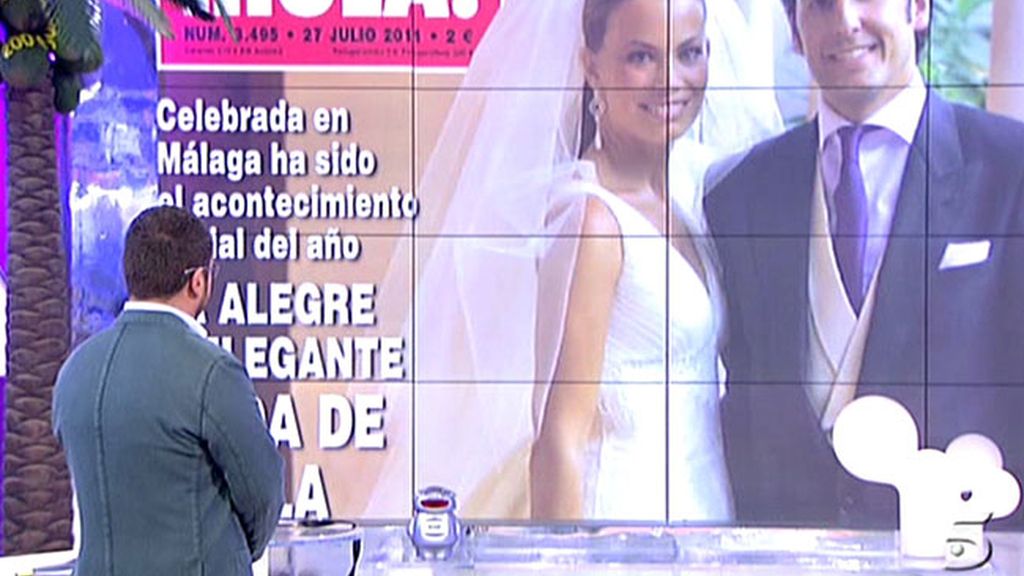 La boda de Carla Goyanes, en la portada de '¡Hola!'