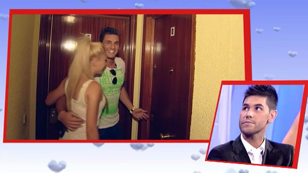 Ainhoa congenia con la madre de Víctor