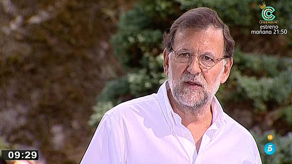 Rajoy: "No dejaremos que nadie convierta a los españoles en extranjeros en su país"