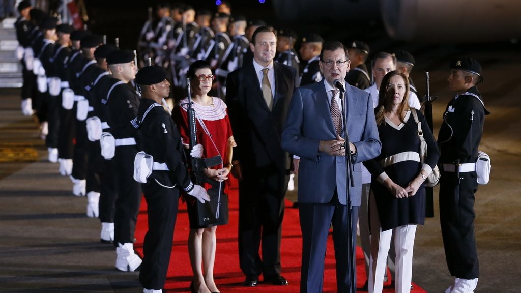 Rajoy llega a Veracruz para participar en la Cumbre Iberoamericana