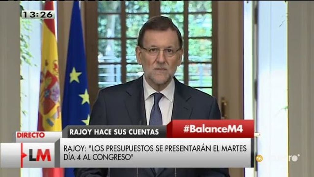 Mariano Rajoy: “Se ha confirmado de manera clara la recuperación económica”