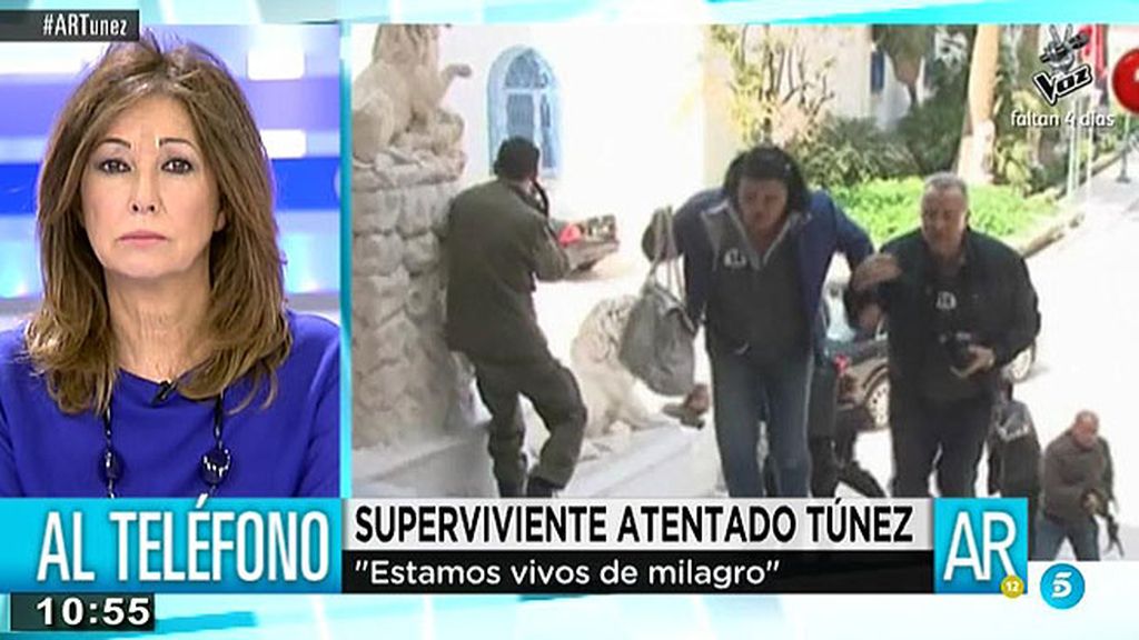 Miguel, superviviente del atentado: "Vinieron directamente a por los turistas"