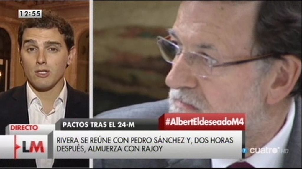 Albert Rivera: "Les hemos trasladado nuestras bases a PP y PSOE"