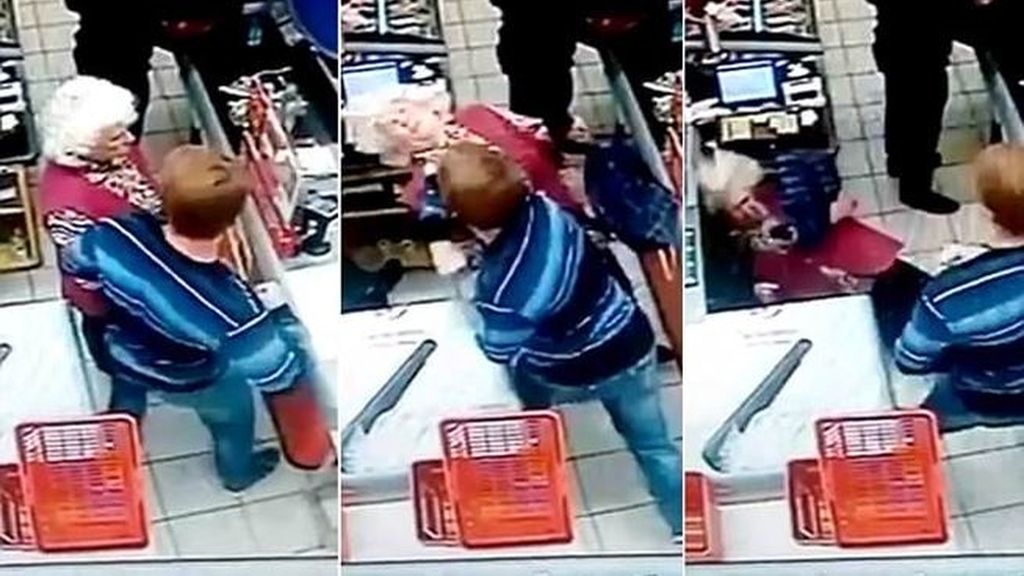 Brutal agresión a una mujer en un supermercado, sin motivo aparente