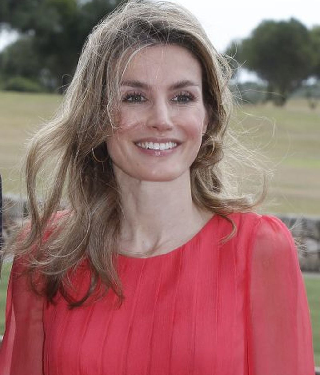 Letizia, de rojo pasión