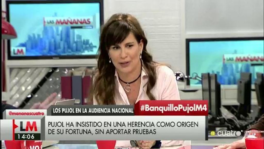 Victoria Álvarez, de Jordi Pujol: "Presuntamente está extorsionando a empresarios para que no hablen"