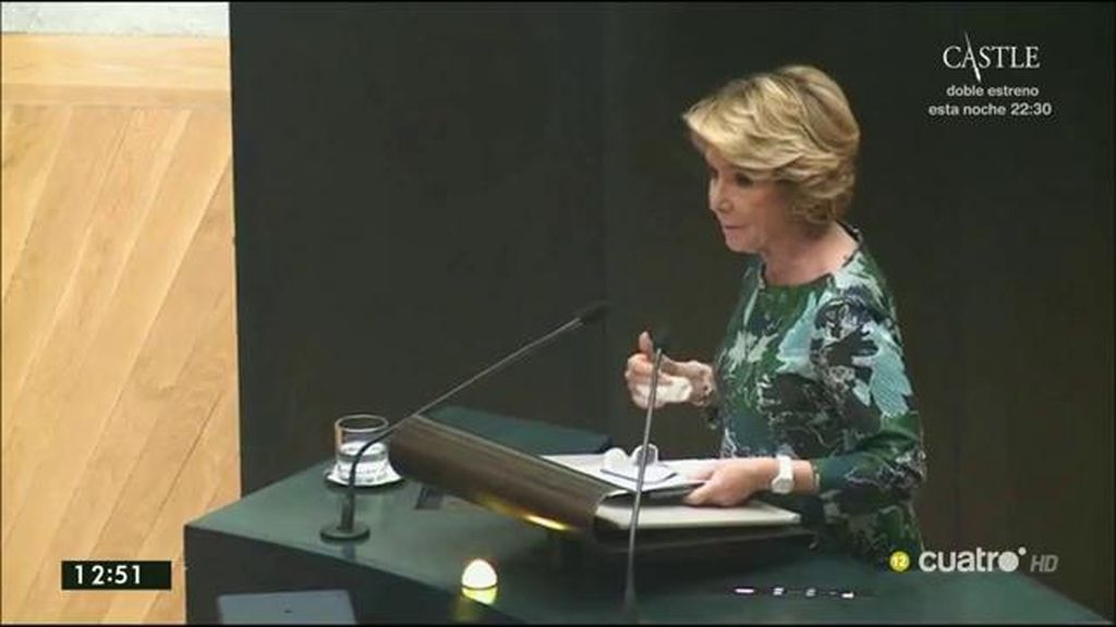 Aguirre: “Me parece una auténtica vergüenza que la alcaldesa convoque una rueda de prensa casualmente a la hora de este pleno”