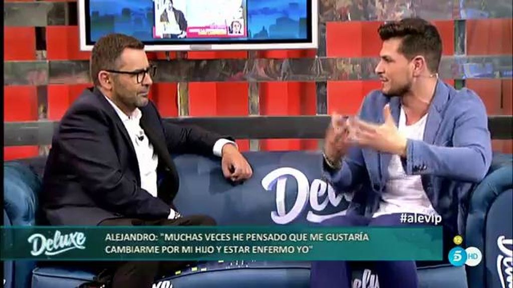 Alejandro: “Me gustaría cambiarme por mi hijo, estar enfermo yo y que él esté tranquilo”