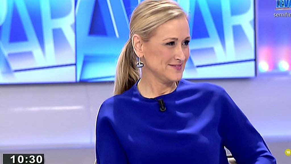 Cristina Cifuentes: "No voy a competir con Aguirre para ver quién es más liberal"