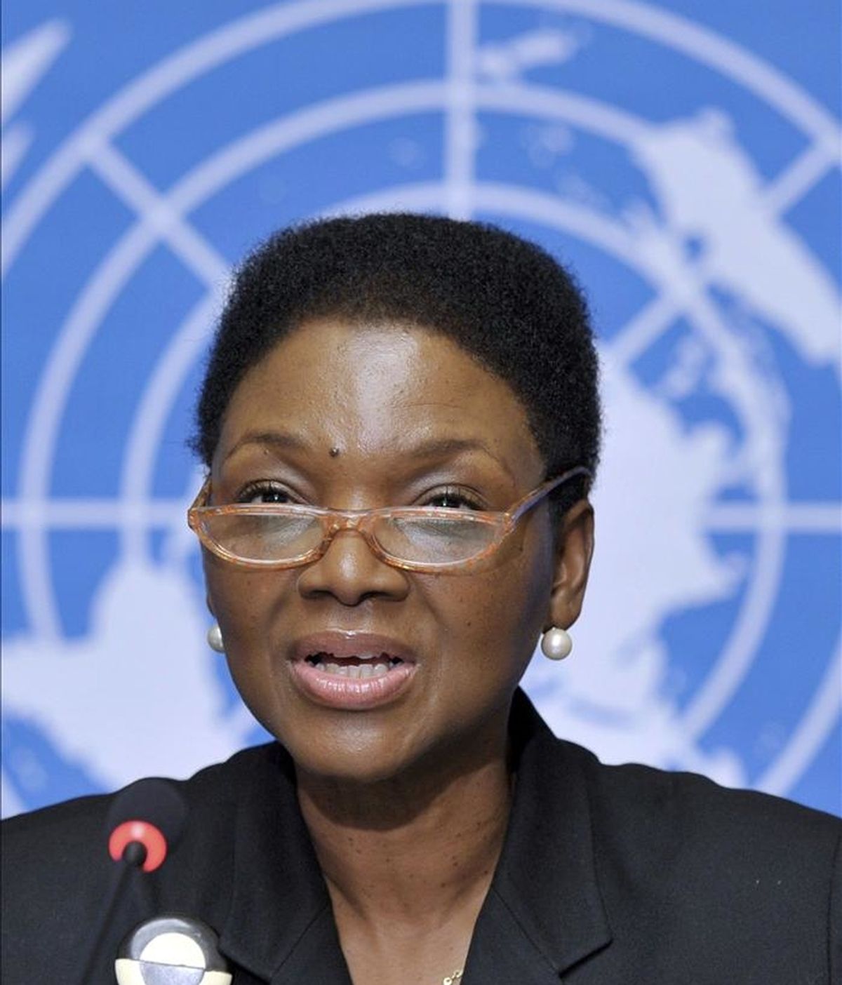 La subsecretaria general de la ONU para Asuntos Humanitarios, Valerie Amos, dijo: "No sabemos todavía la magnitud total de las atrocidades cometidas en el país, pero está claro que se han cometido graves violaciones de derechos humanos". EFE/Archivo