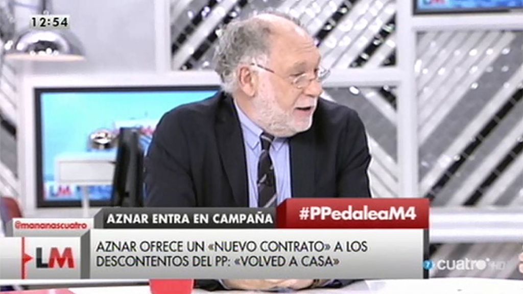 Ernesto Ekaizer: “Hay una grabación a Lapuerta con revelaciones muy serias que conciernen a Aznar”