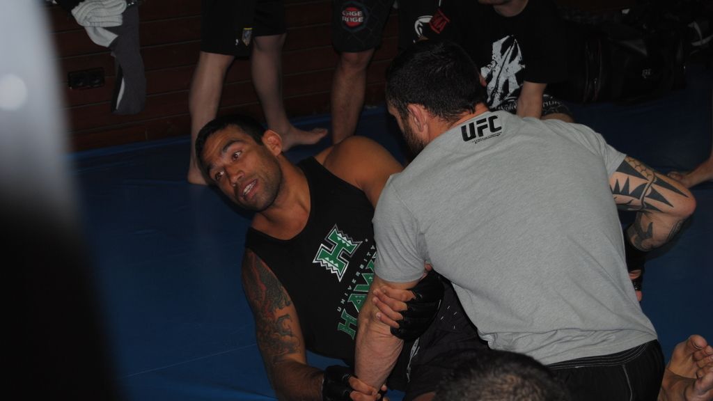 Fabricio Werdum visita Madrid