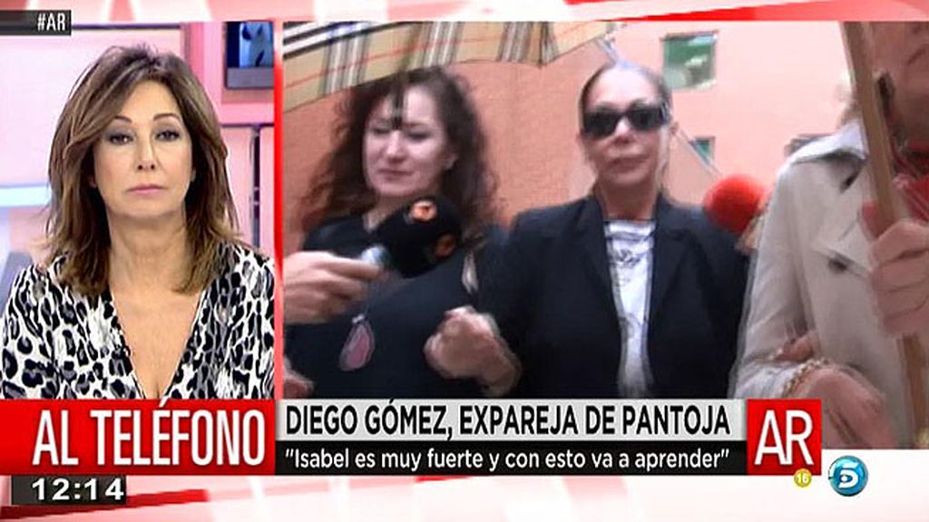 Diego Gómez: "Si no hubiera sido Isabel Pantoja Martín no estaría en esta situación"