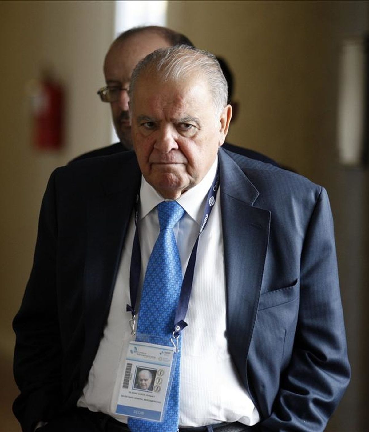 El titular de la Secretaría General Iberoamericana (Segib) fue ingresado en la clínica Casa de Galicia tras detectársele una obstrucción en una arteria coronaria que obligó a las médicos a realizarle una angioplastia. EFE/Archivo El titular de la Secretaría General Iberoamericana (Segib) fue ingresado en la clínica Casa de Galicia tras detectársele una obstrucción en una arteria coronaria que obligó a las médicos a realizarle una angioplastia. EFE/Archivo