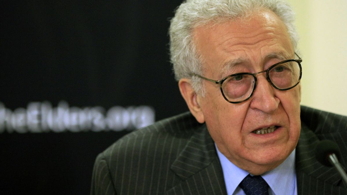 Lakhdar Brahimi. Enviado especial de Naciones Unidas a Siria. Foto: Reuters