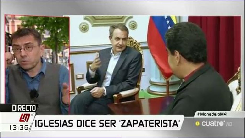 Monedero, de Zapatero: “Estaría de acuerdo en que es el mejor expresidente”