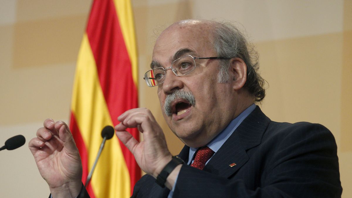 Andreu Mas-Colell, consejero de Economía de Cataluña