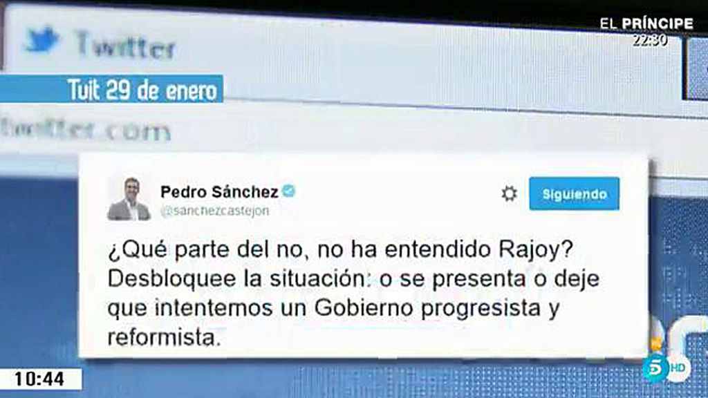 Hasta 17 veces negó Sánchez a Rajoy
