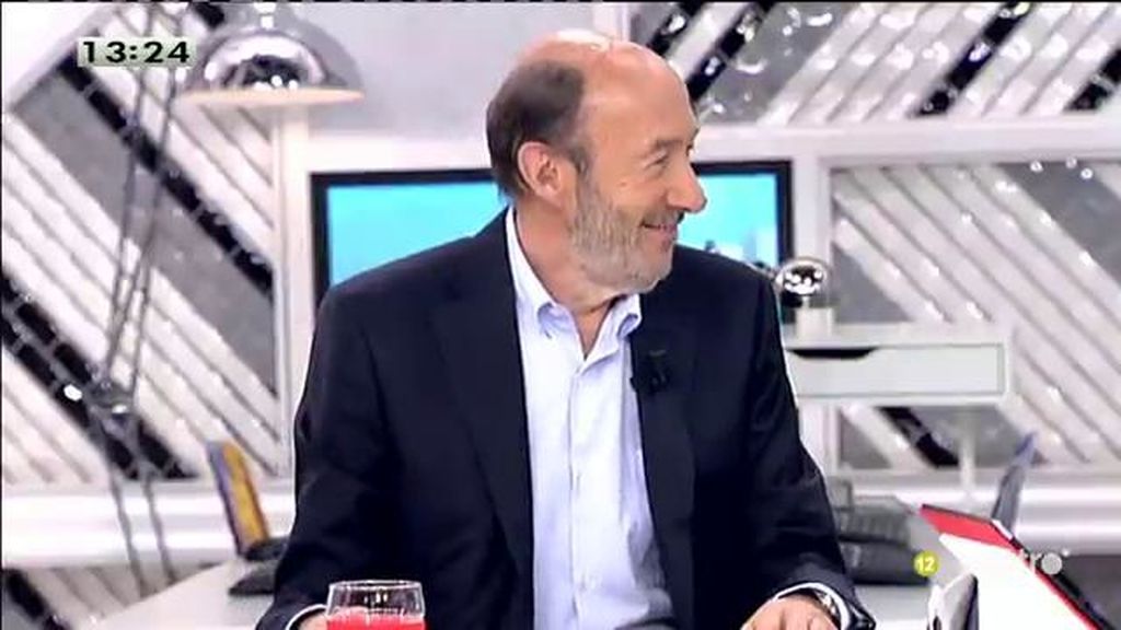 La entrevista a Rubalcaba, a la carta