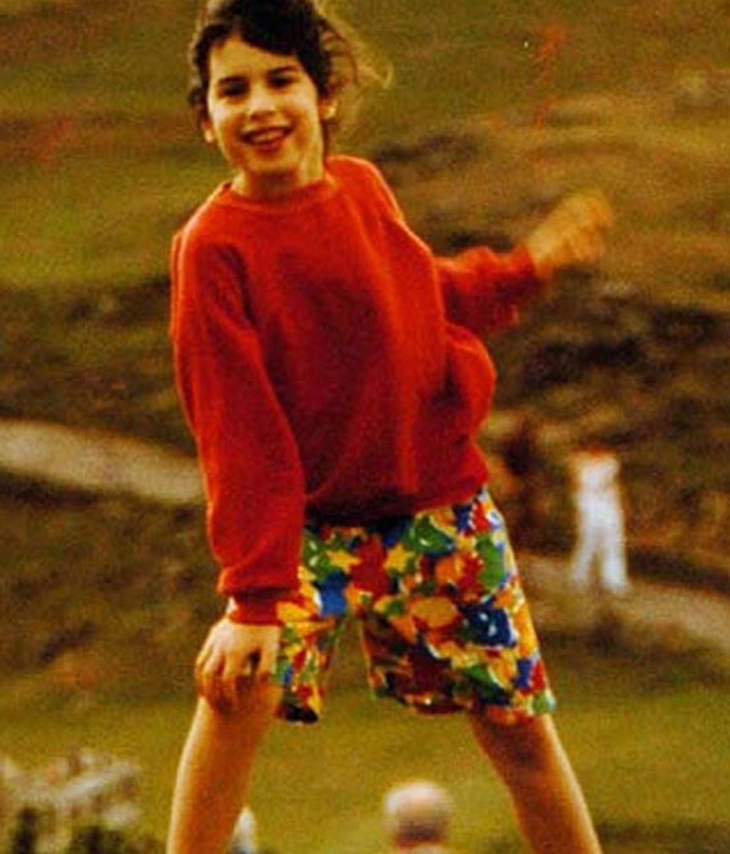 La cantante Amy Winehouse en el año 1989
