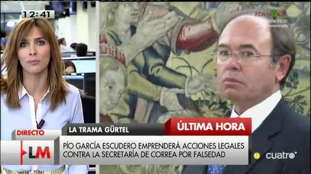 Pío García - Escudero tomará medidas legales contra la secretaria de Correa