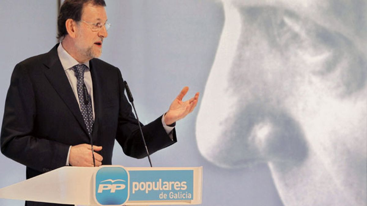 Mariano Rajoy en el homenaje a Manuel Fraga
