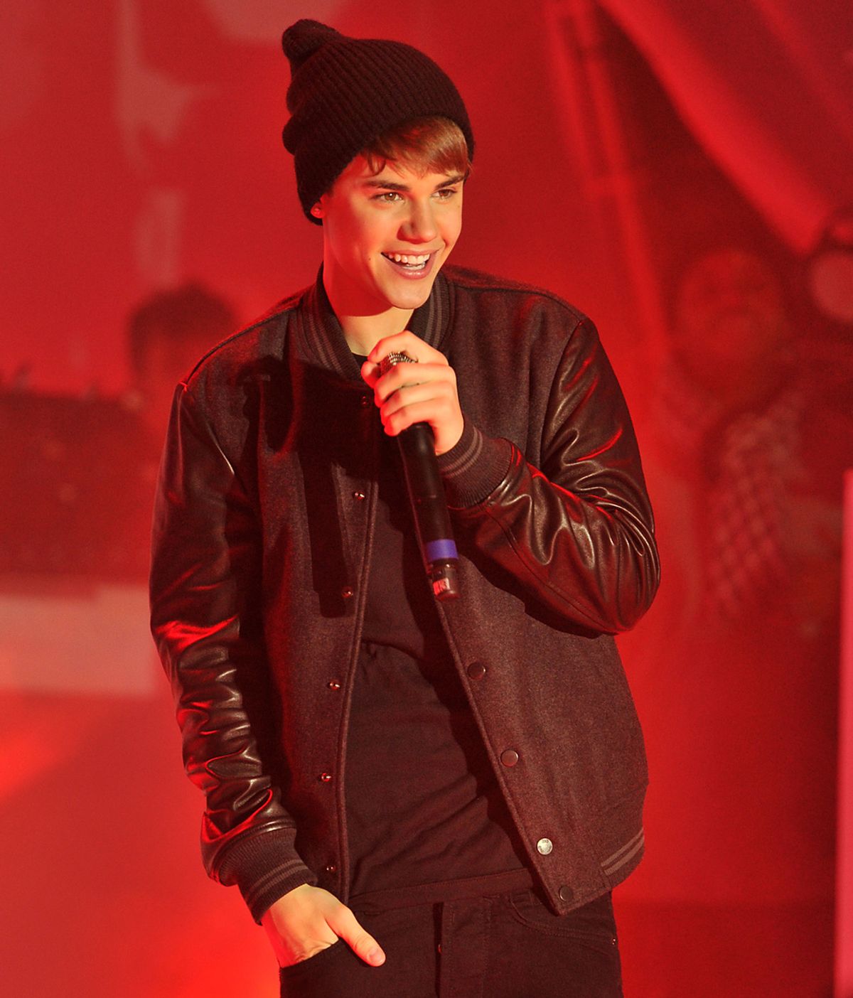 El cantante Justin Bieber El cantante Justin Bieber
