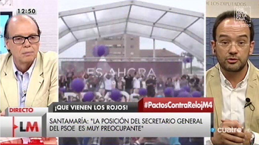 Antonio Hernando cree que las urnas reflejan que los electores quieren u “cambio” y afirma que el PSOE lo va a “abanderar”