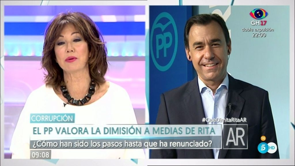 Fernando Martínez Maillo: "Rita Barberá le ha dado mucho al PP"