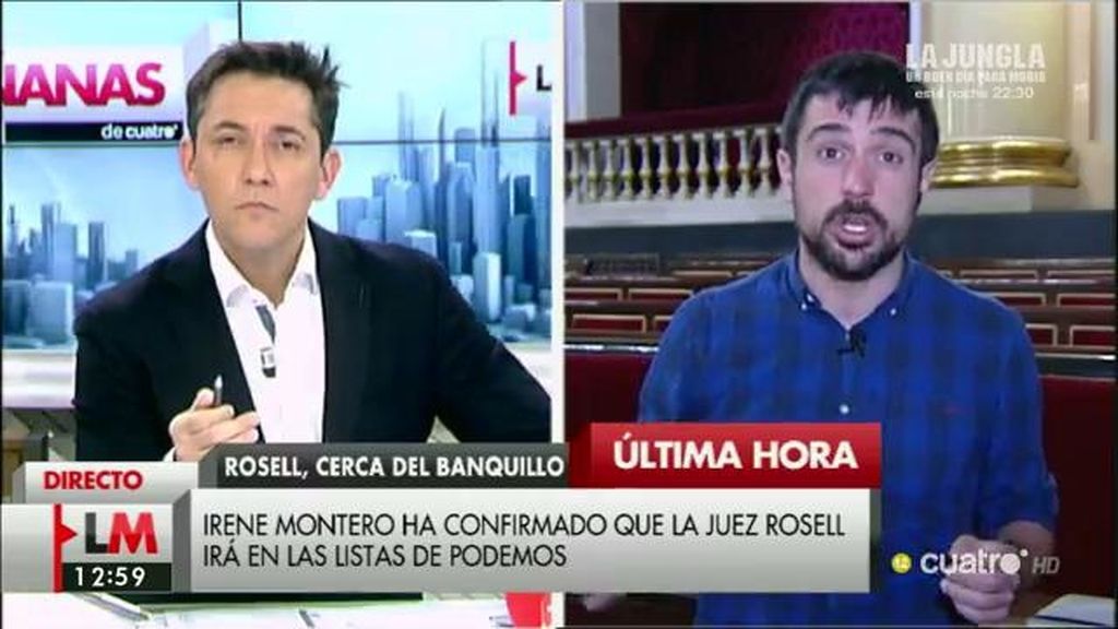 Ramón Espinar: “Victoria Rosell da ejemplo apartándose en su condición de aforada”