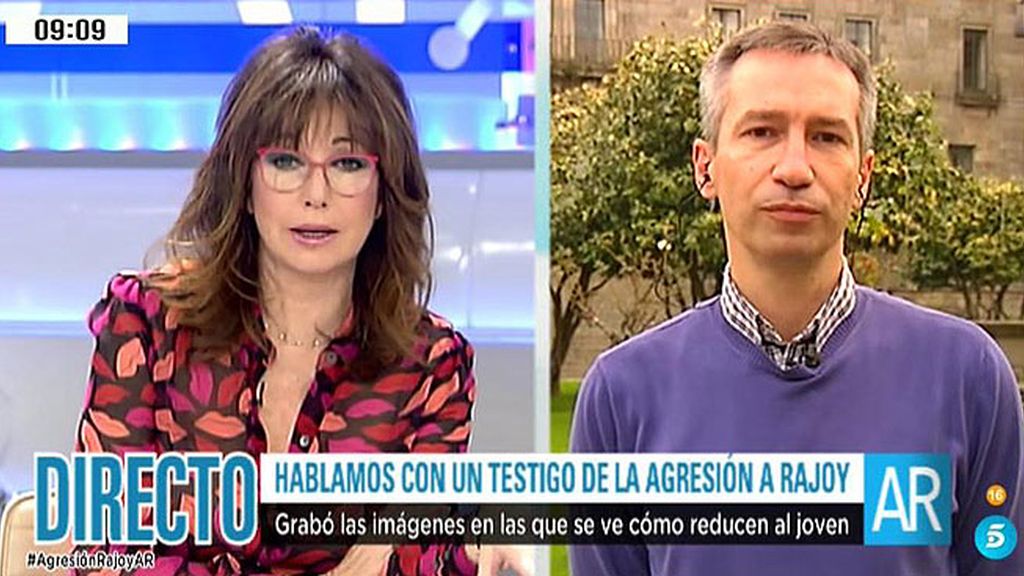 Hablamos con el periodista que grabó las imágenes de la agresión a Mariano Rajoy