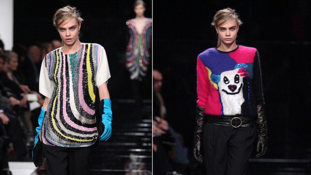 Cara se atreve con este estilo dentro y fuera de la pasarela