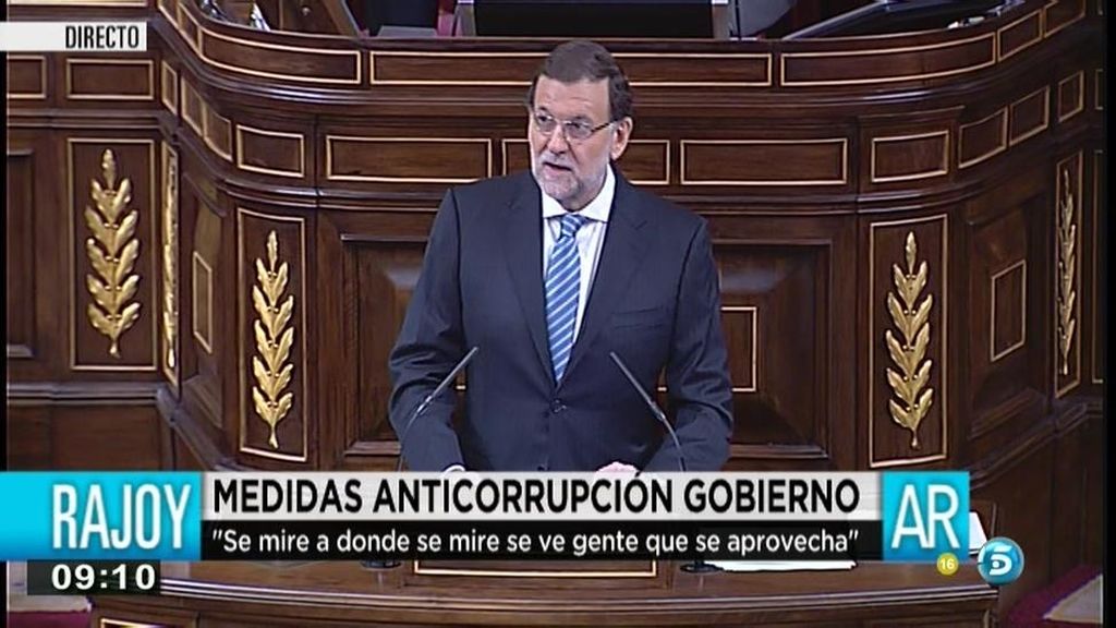 Mariano Rajoy: "Hay que señalar al corrupto, no al sistema"