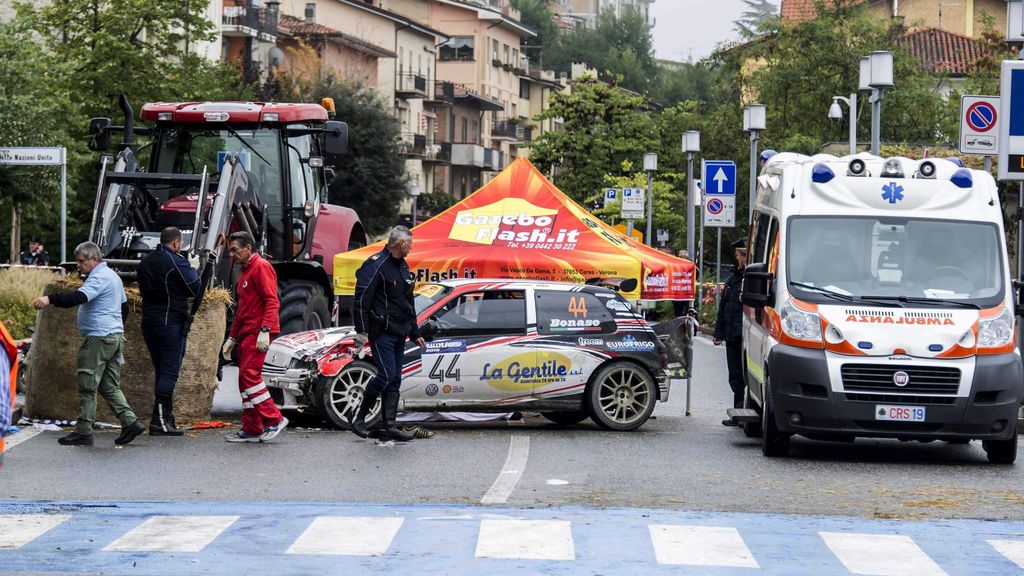 Un muerto y ocho heridos en un accidente de rally en San Marino