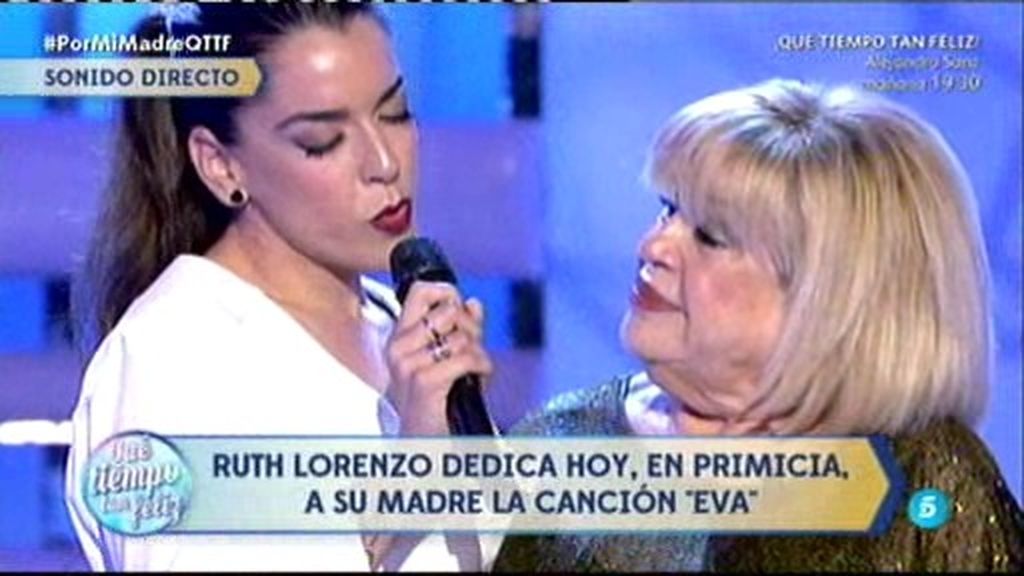 Ruth Lorenzo canta en primicia la canción dedicada a su madre: "Es mi princesa"