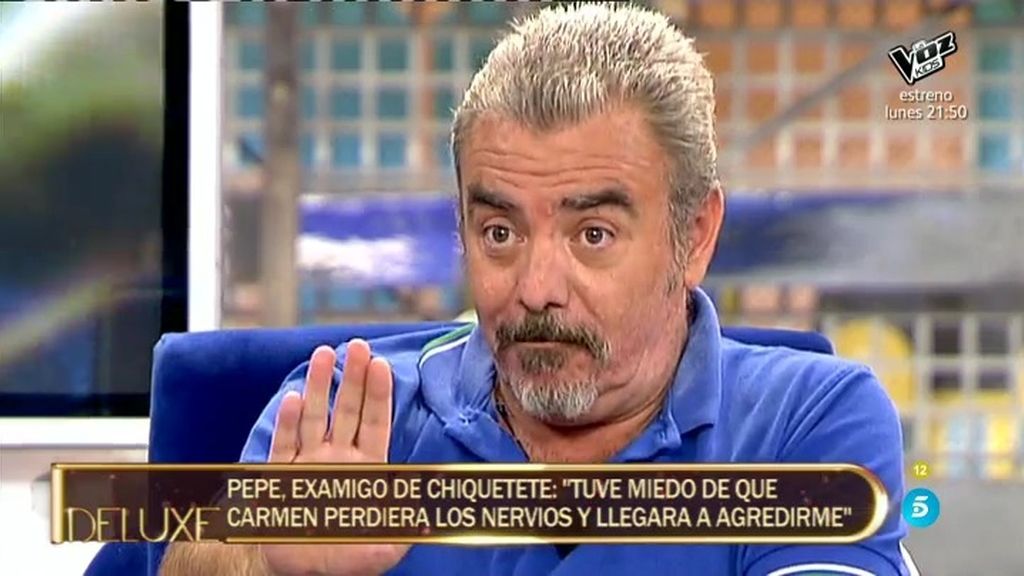 Pepe, sobre Carmen Gahona: "La he llevado varias veces a su casa cuando va borracha"