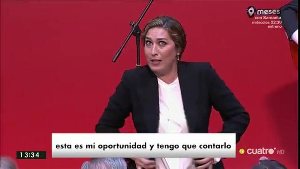 Estrella Morente, ante Rajoy: "Estamos hartos de que no haya diálogo"