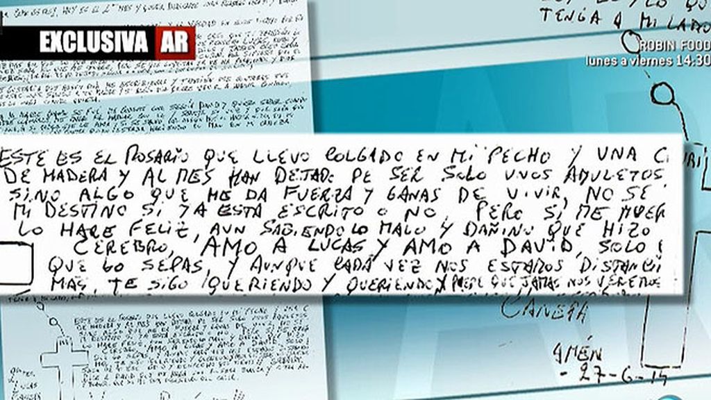 La carta que el parricida de Carabanchel envió a su exmujer y su hijo, en exclusiva