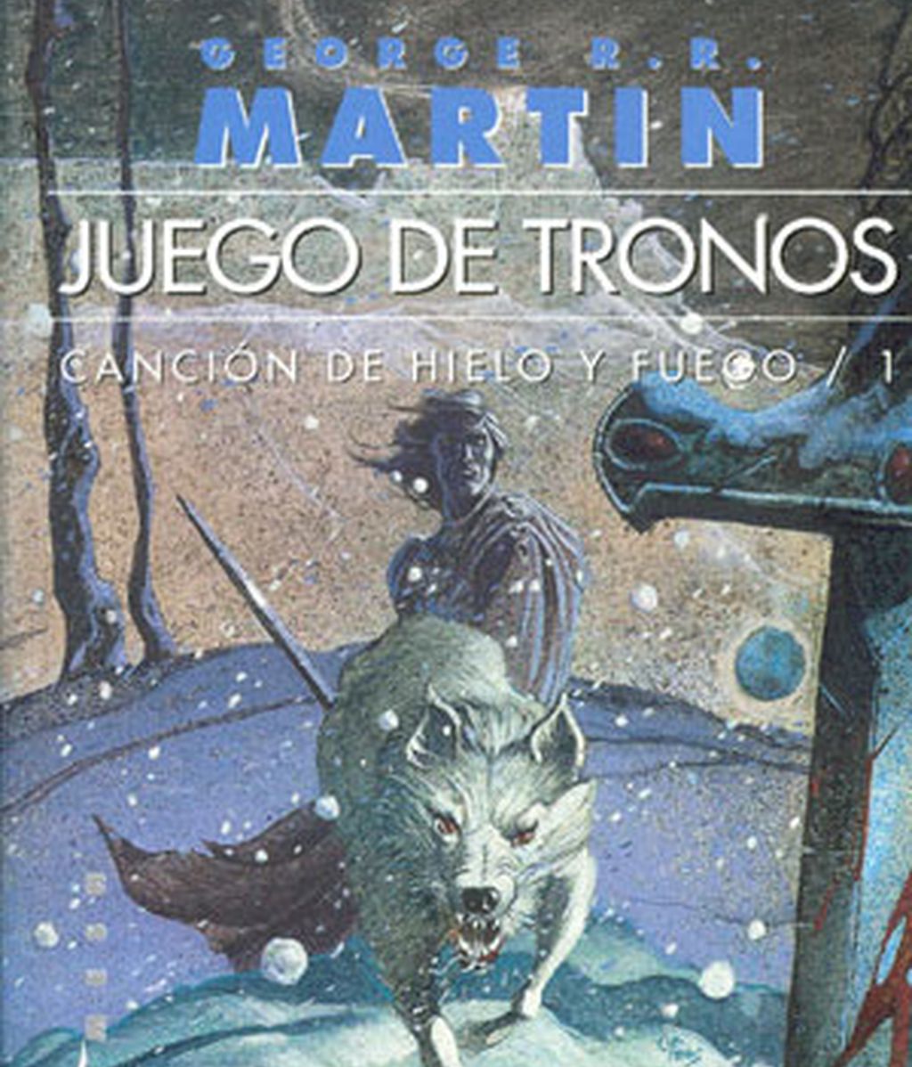 Portada del primer libro de la saga Juego de Tronos. Foto: Archivo Portada del primer libro de la saga Juego de Tronos. Foto: Archivo