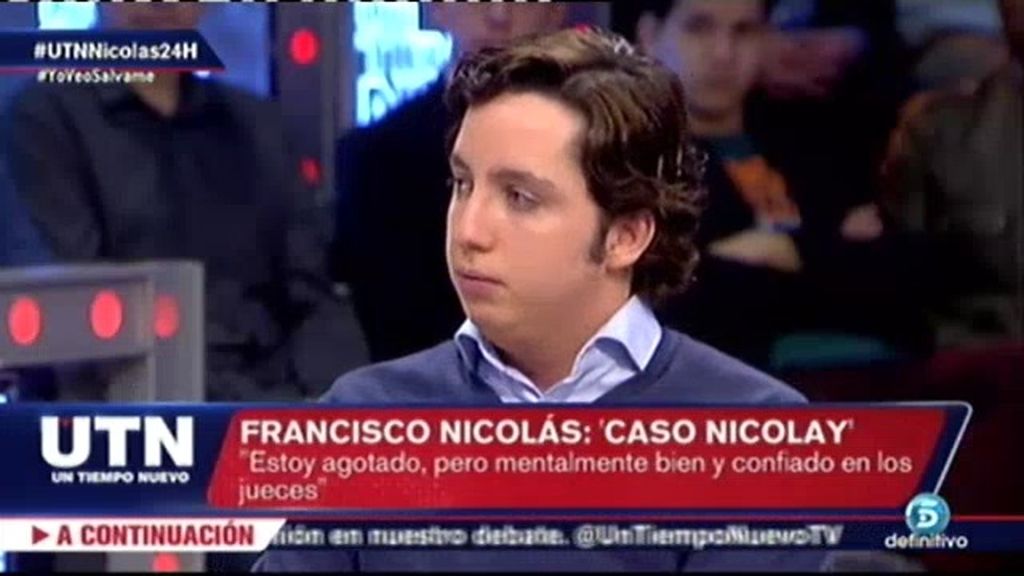 Francisco Nicolás: "Si creo un partido político, mucha gente me votará"