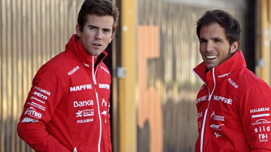 Nico Terol y Toni Elias, compañeros de Aspar