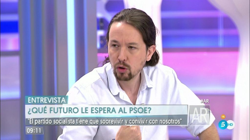 Pablo Iglesias: "El PSOE pudo elegirnos y escogió al PP"