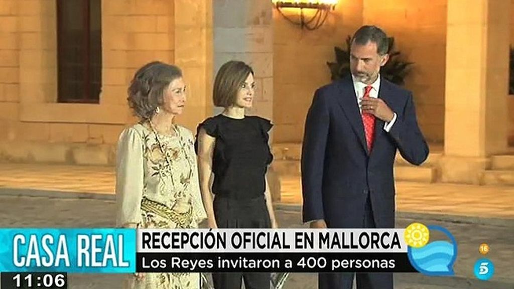 Recepción oficial de los Reyes en Mallorca