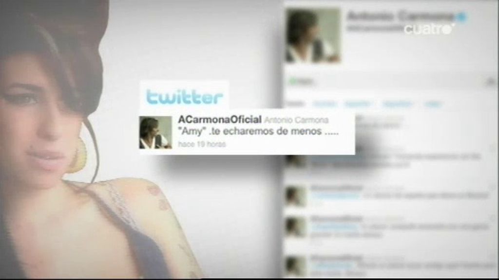 Los famosos despiden a Amy en twitter
