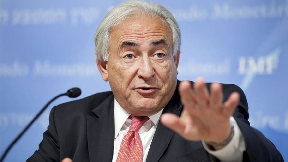 El director ejecutivo del FMI, Dominique Strauss-Kahn. EFE/Archivo